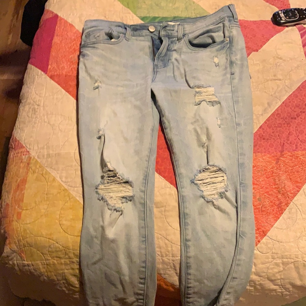 pacsun ripped skinny jeans
